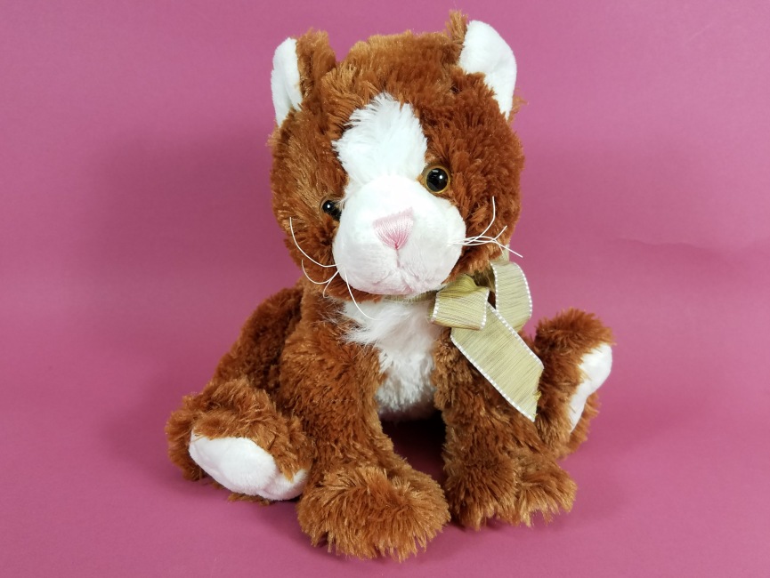 brown cat plush